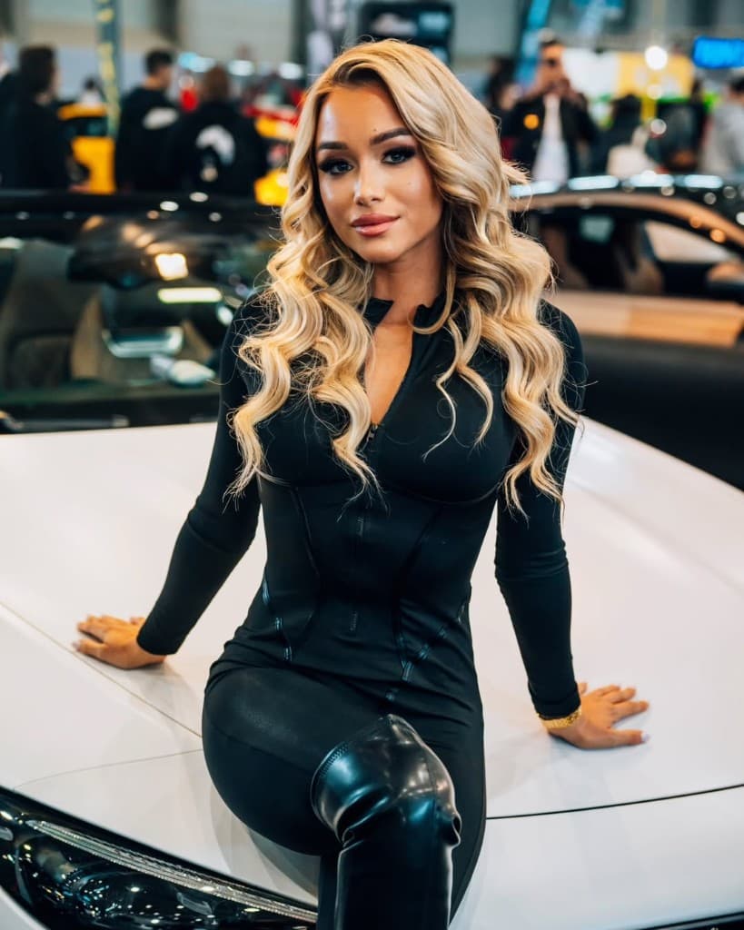 Global Models brand ambassador on a Mercedes activation